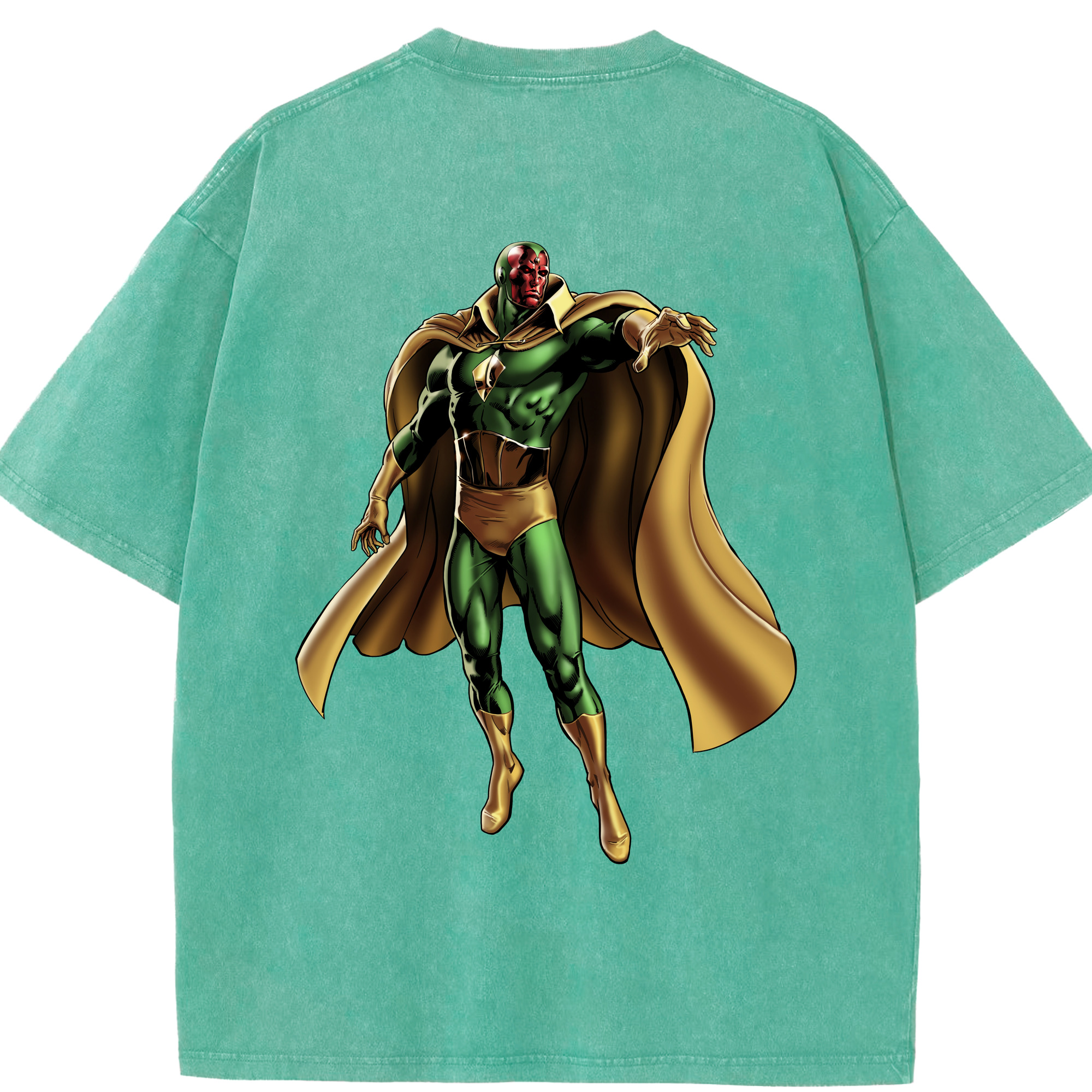 （画像用） アベンジャーズ The Avengers 綿100% ヴィンテージ風 半袖Tシャツ（背面プリント）